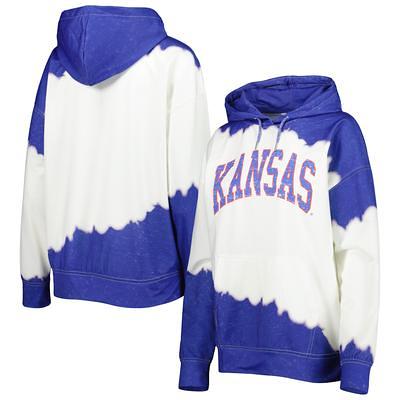 Women's Gameday Couture White Kansas Jayhawks All We've Got Premium Fleece Drop Shoulder Pullover Sweatshirt Size: Large