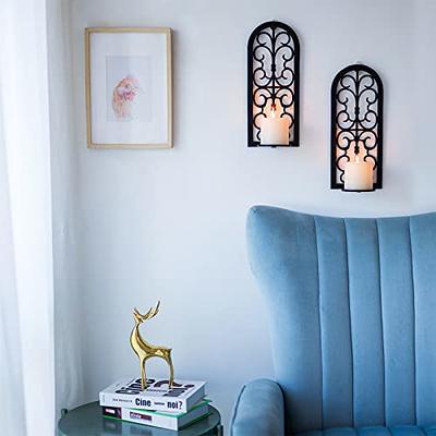 Sziqiqi Metal Candle Sconces Hanging