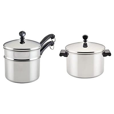 Farberware 2.0 Qt Stainless Steel Double Boiler With Lid