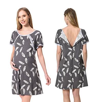 Serra 2 in 1 Maternity Nursing Nightgown