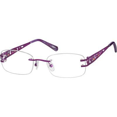 Safiya Geometric Prescription Glasses - Red