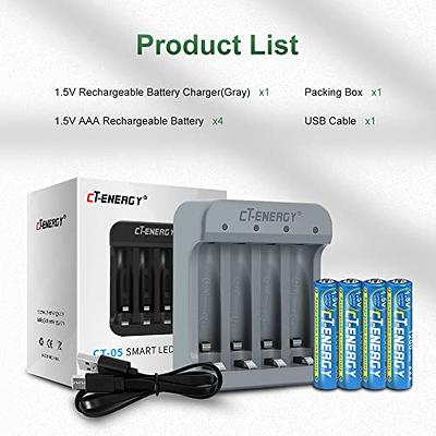 EBL AA Rechargeable Batteries 1.2V 2500mAh High Performance Pre-Charged AA  Batteries - 8 Pack - Yahoo Shopping