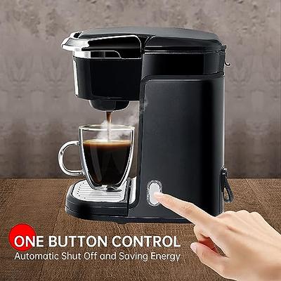 SiFENE Single Serve Coffee Machine 3 in 1 Pod Coffee Maker for K-Cup Capsule Ground Coffee Brewer Leaf Tea Maker 6 to 10 oz Cup Removable 50 oz Water