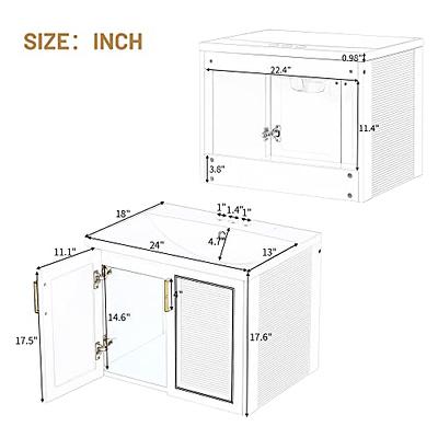 LUMISOL 36 Bathroom Vanity with Sink, Single Basin Bathroom Vanity with 1  Cabinet and 2 Drawers, Free Standing Wood Bathroom Cabinet with Ceramic