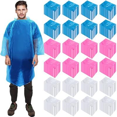 YDYJKI Rain Coat 2 Pcs Reusable Rain Ponchos for Adults Men Clear Lightweight Rain Coats for Women with Hood and Drawstring