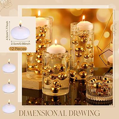 12 sets of floating pearls for centerpieces, wedding decorations for  tables, vase floating pearls, vase filling and floating candle decoration,  letter
