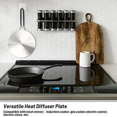 9.45 Inches Stainless Steel Heat Diffuser for Glass Cooktop, Induction  Plate Adapter for Electric Stove with Foldable Handle - Yahoo Shopping