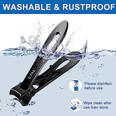 Kwude Stainless Steel Nail Clipper with Comfort Grip and Catcher - Sharp  and Sturdy Toenail Trimmer with Large Jaw Opening for Men and Women (Blue)  - Yahoo Shopping