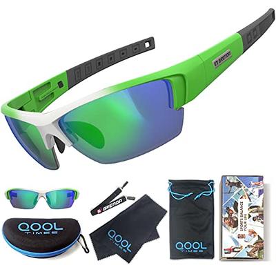 QoolTimes Polarized Wrap Around shield ski Sunglasses Men Women Triathlon beach  Volleyball Running Oakley Sutro Lite Baseball - Yahoo Shopping