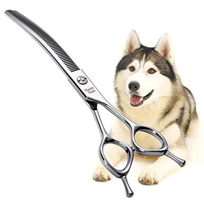 PET MAGASIN Pet Thinning Shears - Professional Thinning Scissors with  Toothed Blade