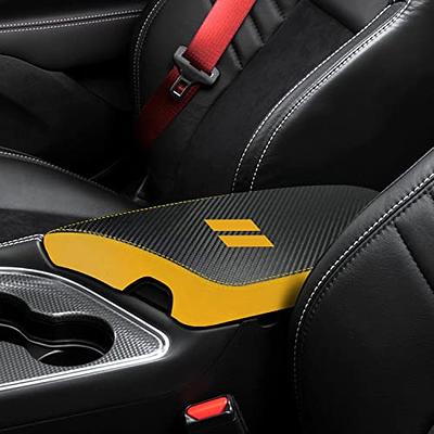 XYHGM Car Center Console Armrest Cover for Dodge Challenger Accessories  2015-2018 2019 2020 2021 2022 2023 Leather Anti-Scratch Central Armrest Lid  Protector Cushion Decoration(Carbon Fibre+Yellow) - Yahoo Shopping