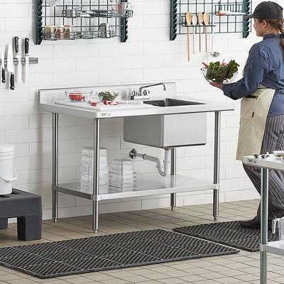 Regency Stainless Steel Floor Sink w/ Removable Grate (12 x 12)