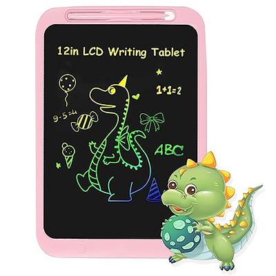  TEKFUN Toddler Toys Kids Writing Tablet - 3 4 5 6 Year Old Boys  Girls Toys, Erasable LCD Writing Tablet 8.5 Drawing Board, Dinosaur Toys  Kids Road Travel Toys Learning Pad