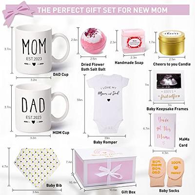 ShinnyWis 2023 New Mom Gifts for Women- Announcements Pregnancy Gifts for First  Time Moms, Gender Reveal Gifts for New Parents Mom and Dad Mugs-11oz Coffee  Mug Set - Yahoo Shopping