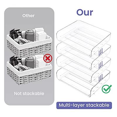 Natwind Office Stackable Paper Organizer for Desk White Desktop File Sorter  Desk Organizer Letter Tray Holder Document Storage Rack for Home Office