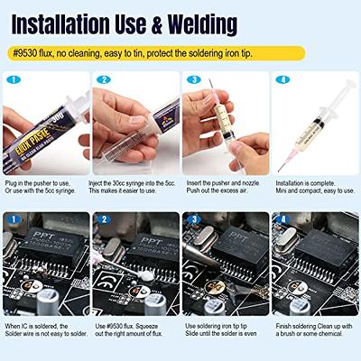 Solder Flux Cleaning Brush, Soldering Cleaning Brush