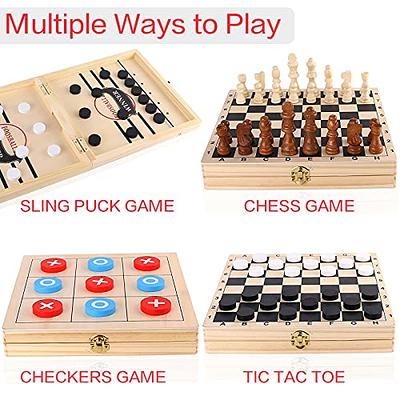 Giant Checkers, Chess, & Chess Tac Toe Game