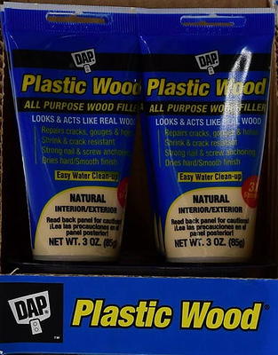 DAP Plastic Wood Latex Wood Filler, 3 oz, Natural - Yahoo Shopping