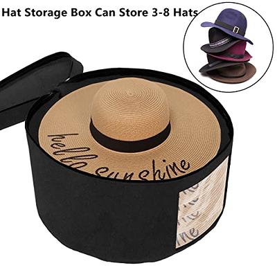 Color You Hat Box, Hat Storage Box 17 Diameter Hat Boxes for Women Men  Storage Large