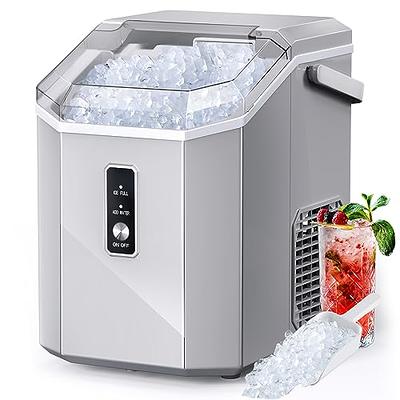 FREE VILLAGE Nugget Ice Maker Countertop, Pebble with Soft Chewy Pellet Ice,  11,000pcs/35Lbs/Day, Self-Cleaning, One-Click Operation, Portable Machine  for Home Kitchen Bar Party, Grey - Yahoo Shopping