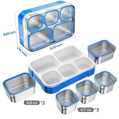 Lunch Box Stainless Steel Bento for Kids Adults Leakproof BPA-Free