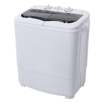  INTERGREAT Portable Waher and Dryer, 14.5 lbs Mini Small  Washing Machine Combo with Spin Dryer, Compact Twin Tub Laundry Washer  Machine for Apartments, Dorm, Rv, Camping, Blue : Appliances