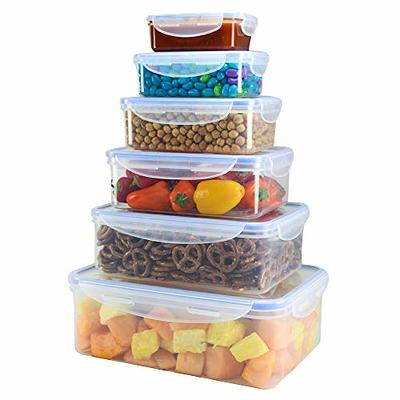 HIUZAR 48 Pcs Food Storage Containers Set with Snap Lids（24 Lids+24  Containers）,Plastic Leak-Proof Containers for Kitchen Organization,  BPA-Free Lunch Containers Food Meal Prep with Free Labels&Marker - Yahoo  Shopping