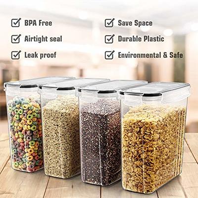 Airtight Food Storage Containers Set 15Pcs With Lids, Cereal Flour