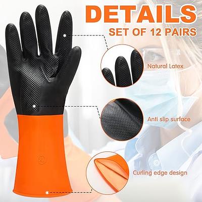 22 Latex Chemical Resistant Gloves, Reusable Heavy Duty Long Rubber Gloves  Dishwashing Gloves, Industrial Safety Gloves for Men, Forearm Protection  Waterproof Resist Strong Acid, Alkali, Oil, XL Size - Yahoo Shopping