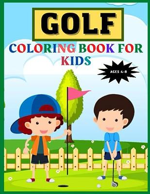 kids golf coloring pages