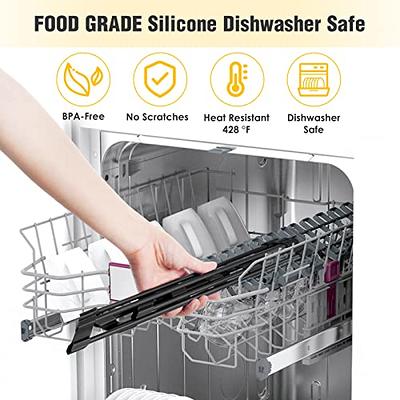 Never Rust Aluminum Dish Rack and Drain Board with Utensil Holder,  Tomorotec 2-tier Kitchen Plate Cup Dish Drying Rack Tray