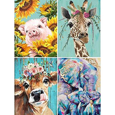 5D Diamond Painting Blue Butterfly Cow Kit