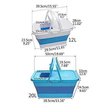 Collapsible Bucket 12L/20L Waterproof Water Storage Container Tub Folding  Water Bucket Wash Basins For Camping Travel Camping Water Storage  Containers Collapsible Bucket With Handle Folding Water - Yahoo Shopping