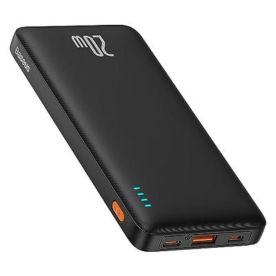 INIU Power Bank, 25000mAh 65W USB C Laptop Portable Charger, PD QC Fast  Charging 3-Output External Battery Pack for Laptop MacBook Dell XPS iPad  Tablet Steam Deck iPhone 15 14 13 Pro Samsung S22 etc : Cell Phones  