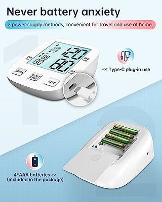 Blood Pressure Monitor-HOLFENRY Blood Pressure Monitors for Home use,  Accurate Upper Arm Automatic Digital BP Machine with 9-17inches Blood  Pressure Cuff and AAA Batteries - Yahoo Shopping