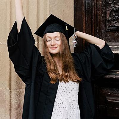 Unisex Matte Graduation Cap with Graduation Tassel Charm 2024/2023