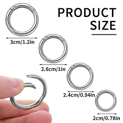 Metal O Rings, steel for straps, collars, bag making, crafts. 20mm