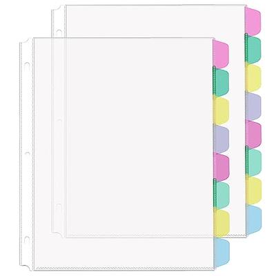 KTRIO Sheet Protector 8.5 x 11 inch Non-Glare Clear Page Protectors, Plastic  Sleeves for Binders, Paper Protector for 3 Ring Binder Letter Size Top  Loading, 200 Pack – Armadashops