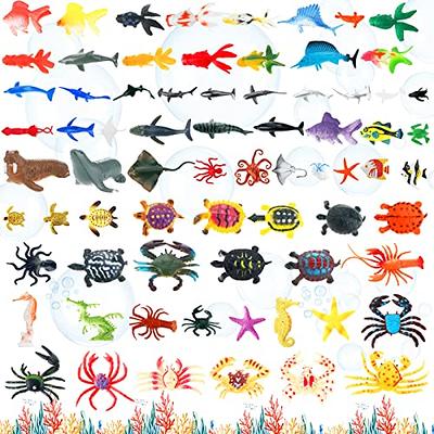 72 Packs Ocean Sea Animal Toys Safari Animals Figures Toys Small Assorted  Sea Creatures Wild Land Animals Figurines Mini Realistic Plastic Bath Water  Toys for Kids Party Supplies (Ocean Animals) - Yahoo Shopping