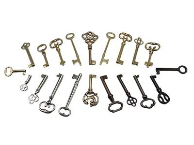 Skeleton Key Set Reproduction for Antique Furniture - Cabinet Doors,  Grandfather Clocks, Dresser Drawers