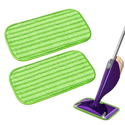 Turbo Microfiber Reusable Mop Pads Fit Swiffer WetJet 12 Inch, 4