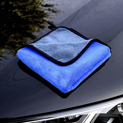 Microfiber Towels for Cars 3 Pieces 500 GSM polishing Cleaning Home, car  and Motorbike - 12 x 12 Inches (30x30cm)