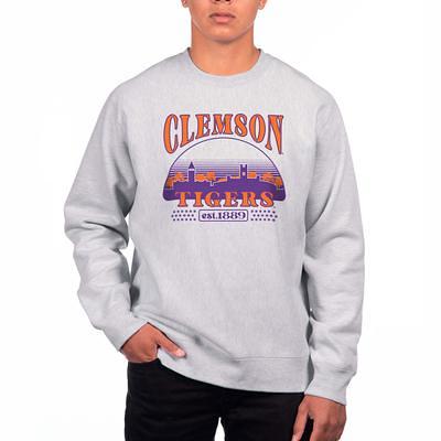 Men's Uscape Apparel Heather Gray Boston College Eagles Premium Heavyweight  Pullover Sweatshirt