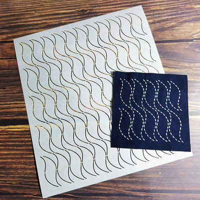 Sashiko Stencil, Sashiko Embroidery Pattern, Quilt Stitch Mold, Japanese  Traditional Pattern, Wave Pattern, 2724cm/109.5 Inches - Yahoo Shopping