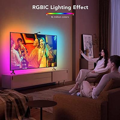 Govee RGBIC TV LED Backlight - App Control, Music Sync, for 40-50 inch TVs