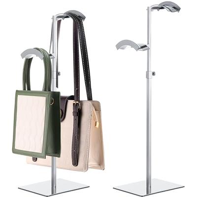 Handbag Display Stand, 2 Pack of Purse Display Rack, Single Hanging Hook  Bag Holder Stand, Heavy Duty Metal Base, Black : Amazon.in: Home & Kitchen
