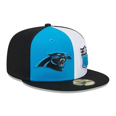 Men's New Era White Carolina Panthers Script 9TWENTY Adjustable Hat