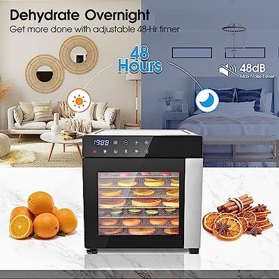 Amzgachfktch Food Dehydrator with 4 Presets, 8 Trays Stainless Steel  Dehydrator Machine, Large Capacity Dehydrators for Food and Jerky, Herbs,  Yogurt (Recipe Included) - Yahoo Shopping