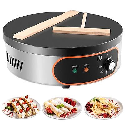 Instant Crepe Maker, 7in Electric Crepe Maker Pizza Pancake Machine