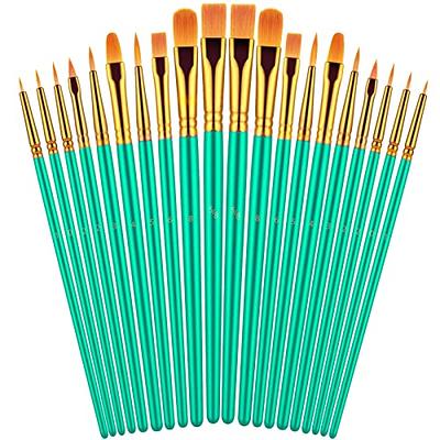 Paint Brushes Set, 20 Pcs Paint Brushes for Acrylic Painting, Oil  Watercolor Acrylic Paint Brush, Artist Paintbrushes for Body Face Rock  Canvas, Kids Adult Drawing Arts Crafts Supplies, Green - Yahoo Shopping